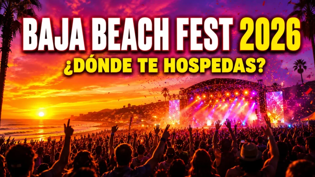 Baja Beach Fest 2026 en Rosarito Dónde Hospedarte con tu Grupo